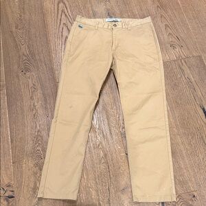 Lacoste Men’s Tan Chino Pants 34